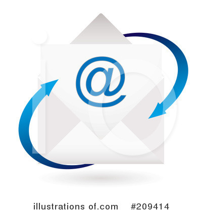 Email Clipart  209414 By Michaeltravers   Royalty Free  Rf  Stock