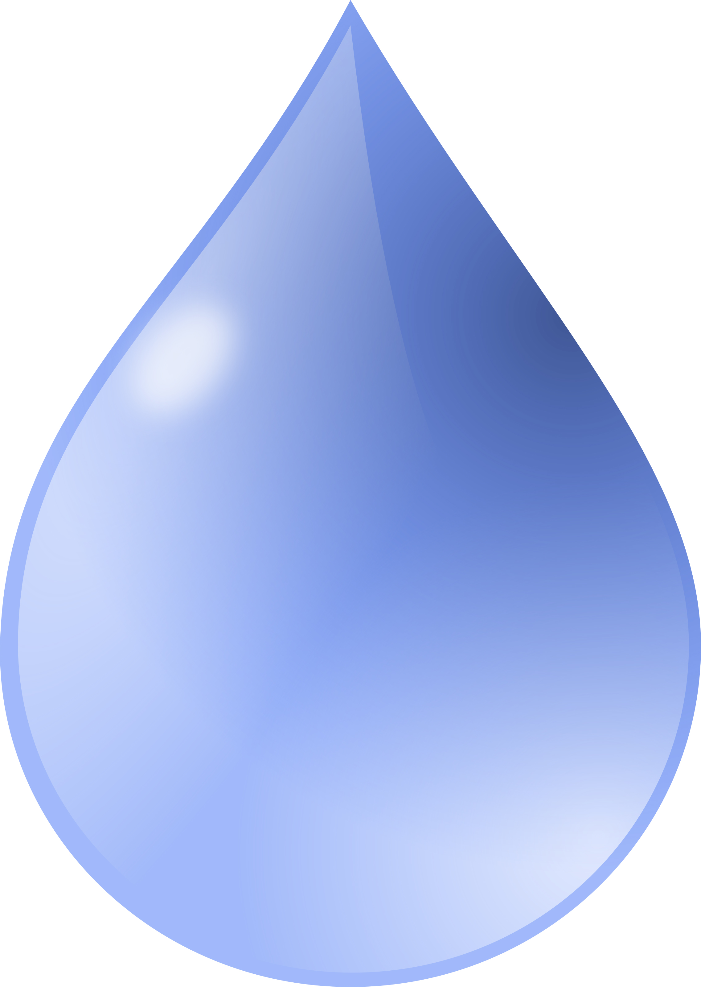 Free Water Drop Clipart Illustration
