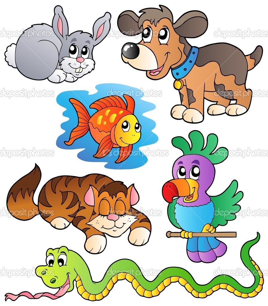 Happy Pets Collection 1   Stock Vector   Clairev  5204644