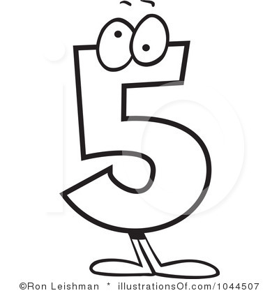 Number Five Clipart   Clipart Panda   Free Clipart Images