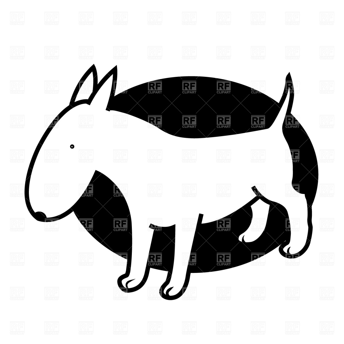 Pit Bull Terrier Download Royalty Free Vector Clipart  Eps