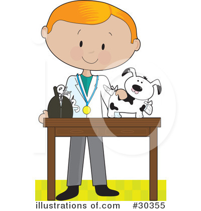 Veterinarian Clipart  30355 By Maria Bell   Royalty Free  Rf  Stock