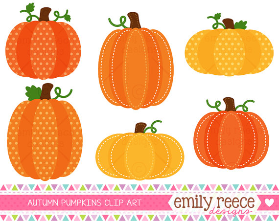 50  Off Sale Pumpkins Autumn Harvest Fall Stitched Cute Clip Art