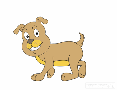 Brown Dog Animation 10a Gif