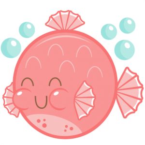 Cute Puffer Fish   Teacher S Clip Art   Pinterest   Cricut Cutting