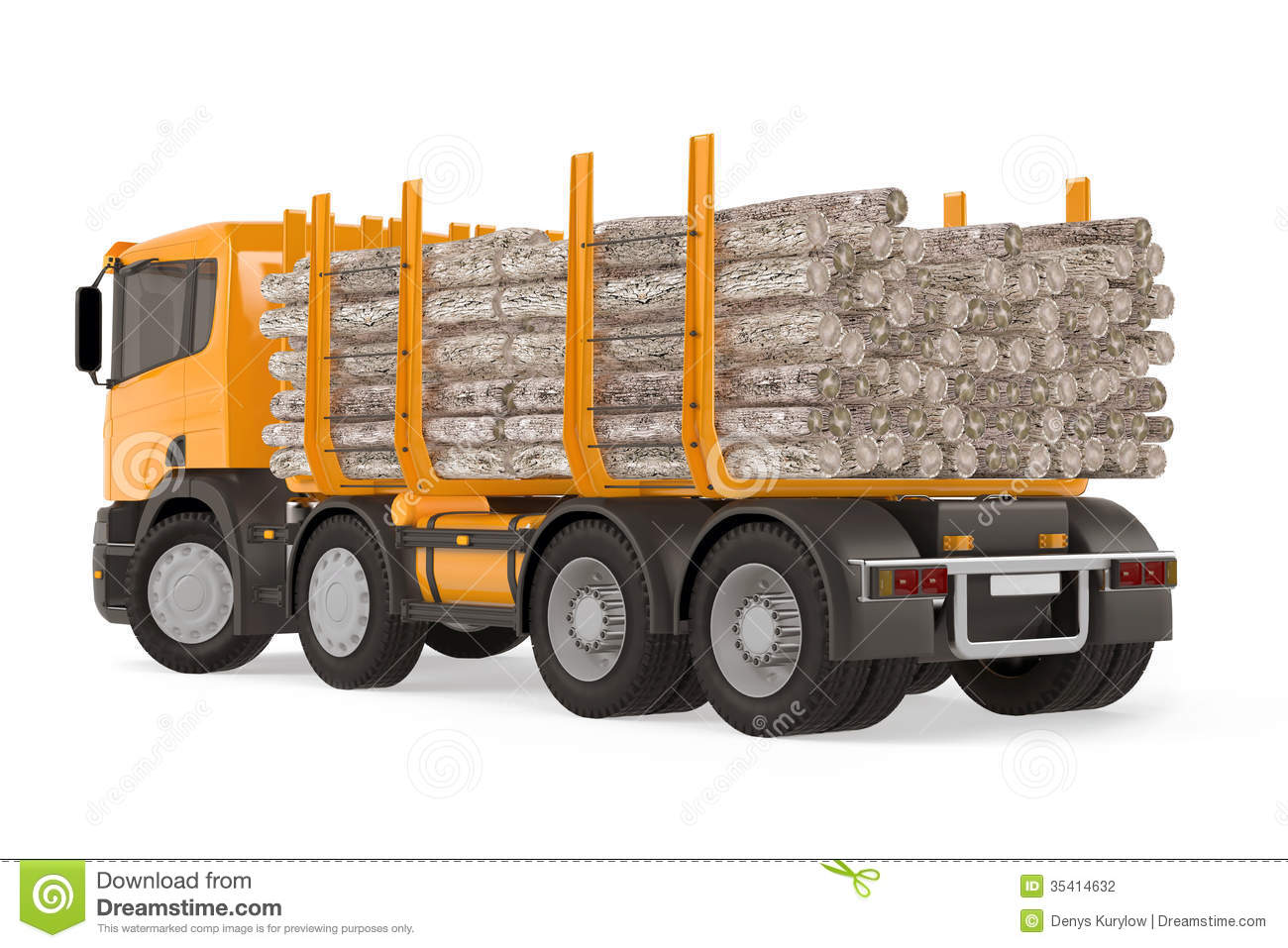 Displaying 15  Images For   Logging Truck Clip Art