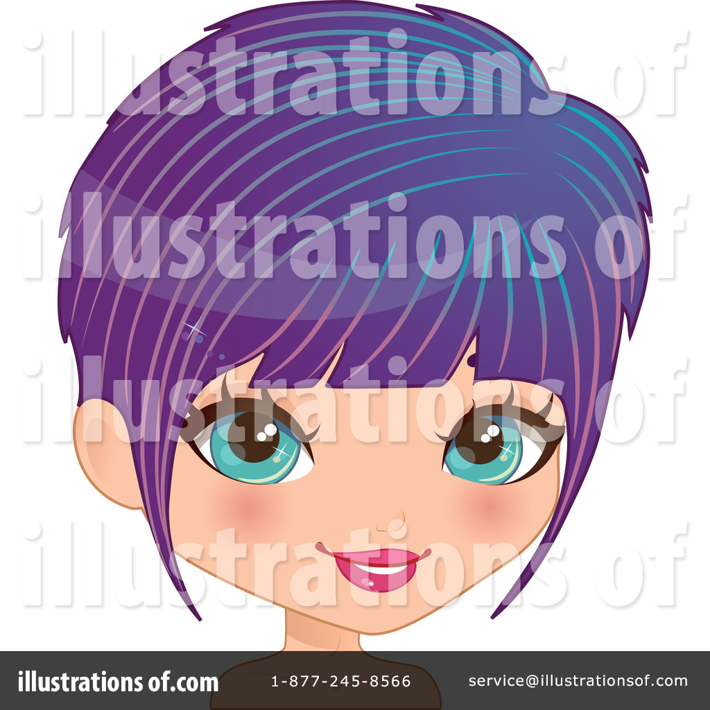 Hairstyle Clipart  1099796 By Melisende Vector   Royalty Free  Rf