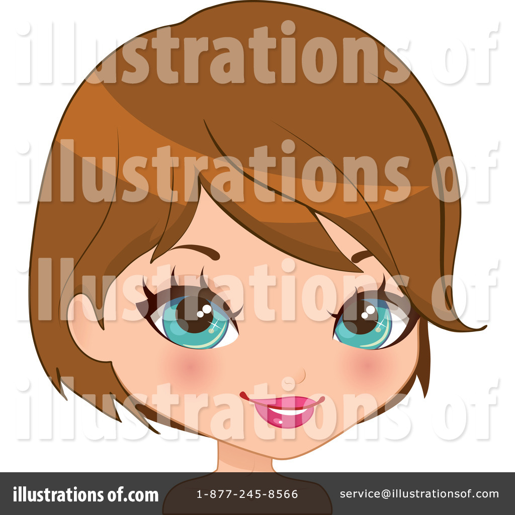 Hairstyle Clipart  1099797   Illustration By Melisende Vector