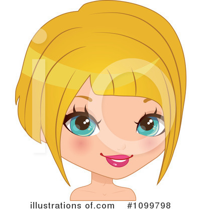 Hairstyle Clipart  1099798   Illustration By Melisende Vector