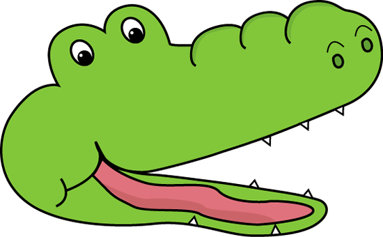 Less Than Alligator Mouth Clip Art Image   Cute Green Alligator Mouth