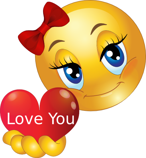 Love You Smiley Emoticon Clipart   Royalty Free Public Domain Clipart