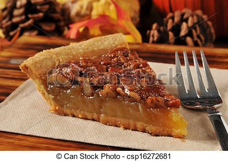 Pictures Of Slice Of Pecan Pie   A Slice Of Pecan Pie With A Festive