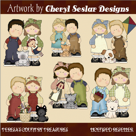 Country Kids Best Friends Clipart Country Kids Best Friends Clipart