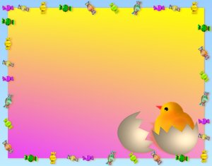 Easter Background 3  Pretty Easter Background For Children In Bright    