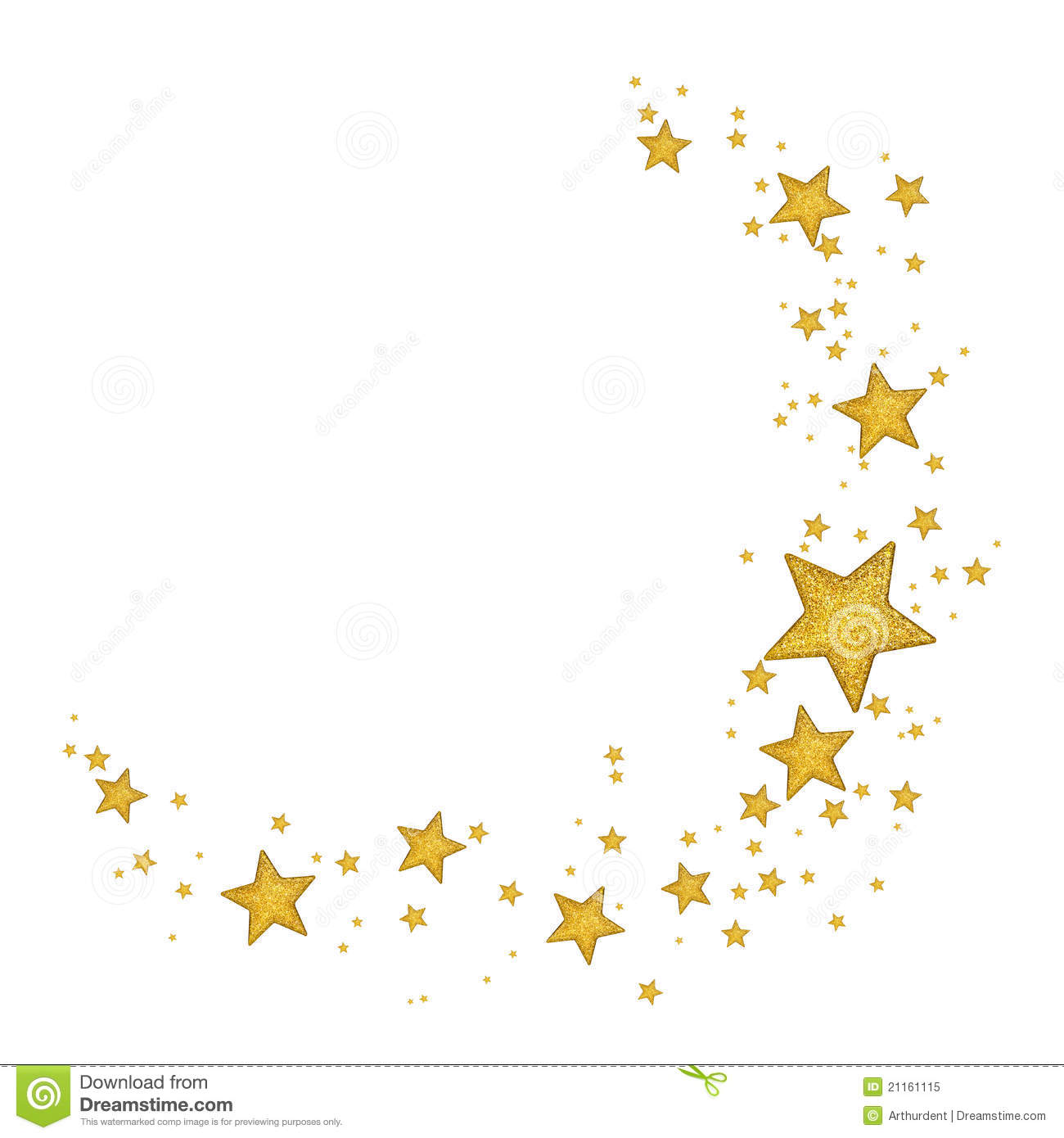 Estrelas Douradas Foto De Stock Royalty Free   Imagem  21161115