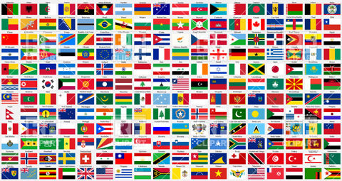 Flags Complete Collection 16620 Download Royalty Free Vector Clipart