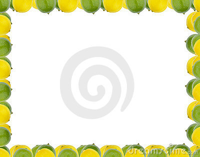 Lemon And Lime Border Royalty Free Stock Images   Image  15220929