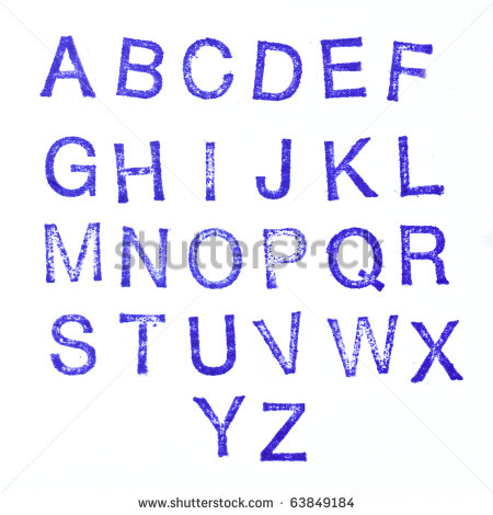 Letter Stamp Clipart Alphabet Stamp All Letters