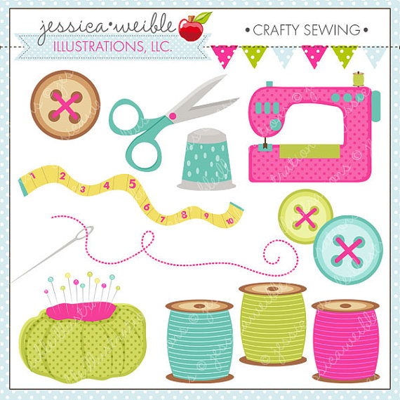 Sewing Cute Digital Clipart For Commercial And Personal Use Sewing    