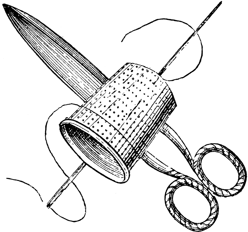 Sewing Supplies   Clipart Etc
