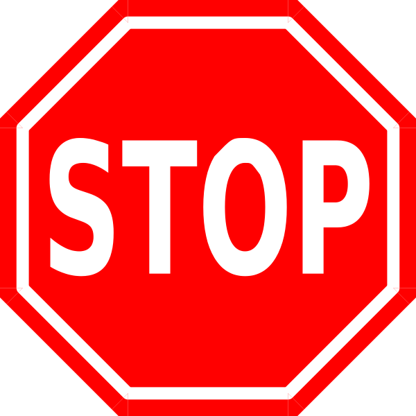 Stop Sign Clip Art At Clker Com   Vector Clip Art Online Royalty Free