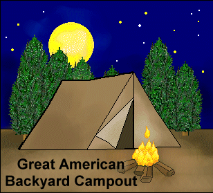 With Tents Trees And Campfires Plus Great American Backyard Campout