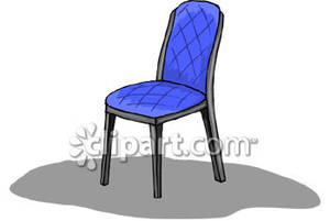 Banquet Chair   Royalty Free Clipart Picture