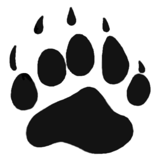 Bear Paw Clipart Black And White   Clipart Panda   Free Clipart Images