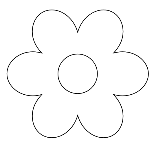 Black And White Flower Vector   Clipart Best