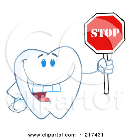 Clipart Illustration Of A Dental Tooth Character Winking And Holding A