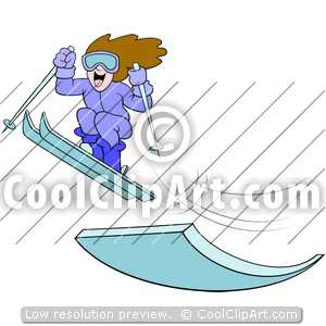 Coolclipart Clip Art For Sports Skiing Female Image