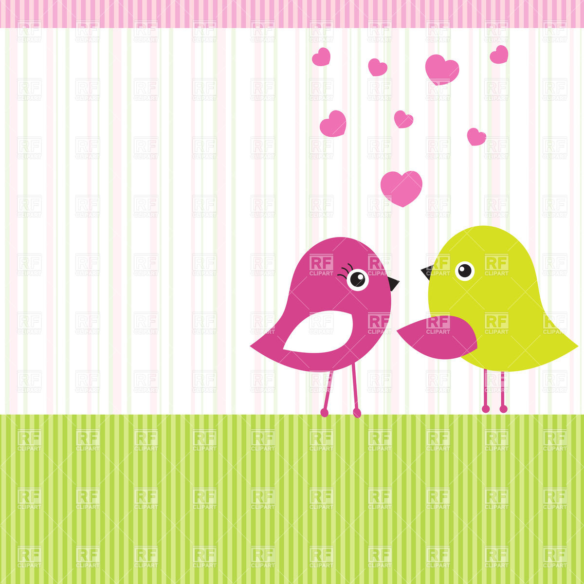     Cute Birds In Love 21396 Download Royalty Free Vector Clipart  Eps