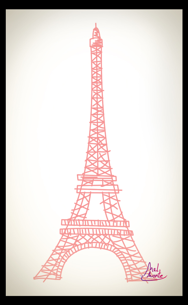 Eiffel Tower Doodle   Clipart Best   Clipart Best