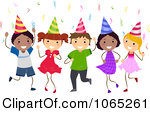 Free  Rf  Kids Dancing Clipart Illustrations Vector Graphics  1