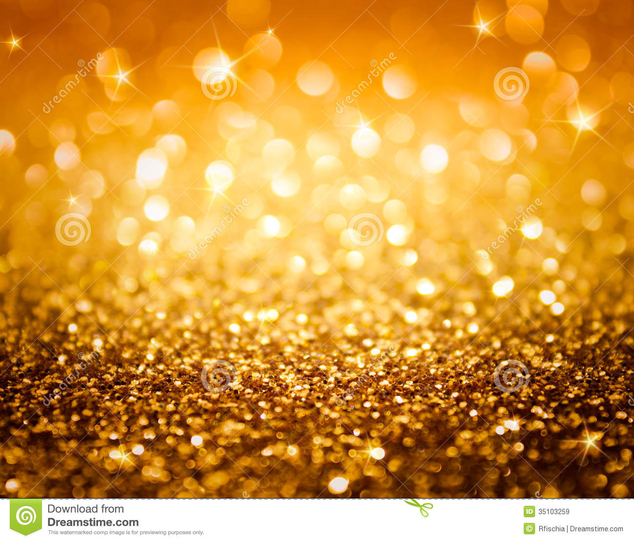 Gold Sparkles Golden Glitter And Stars For