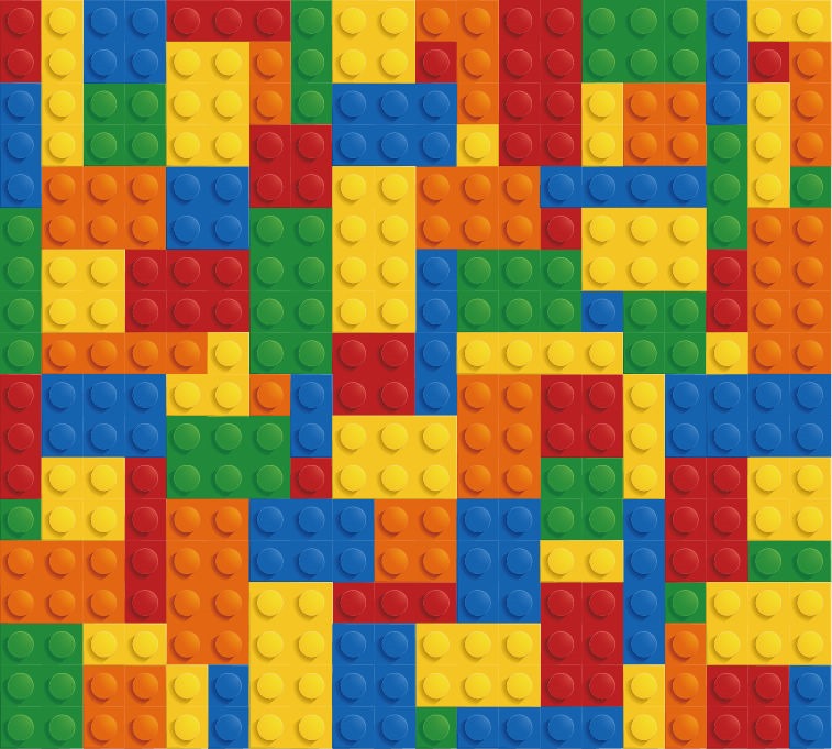 Lego Brick Backgorund Vector Graphic   Free Vector Graphics   All Free