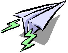 Paper Airplane Clipart   Clipart Panda   Free Clipart Images