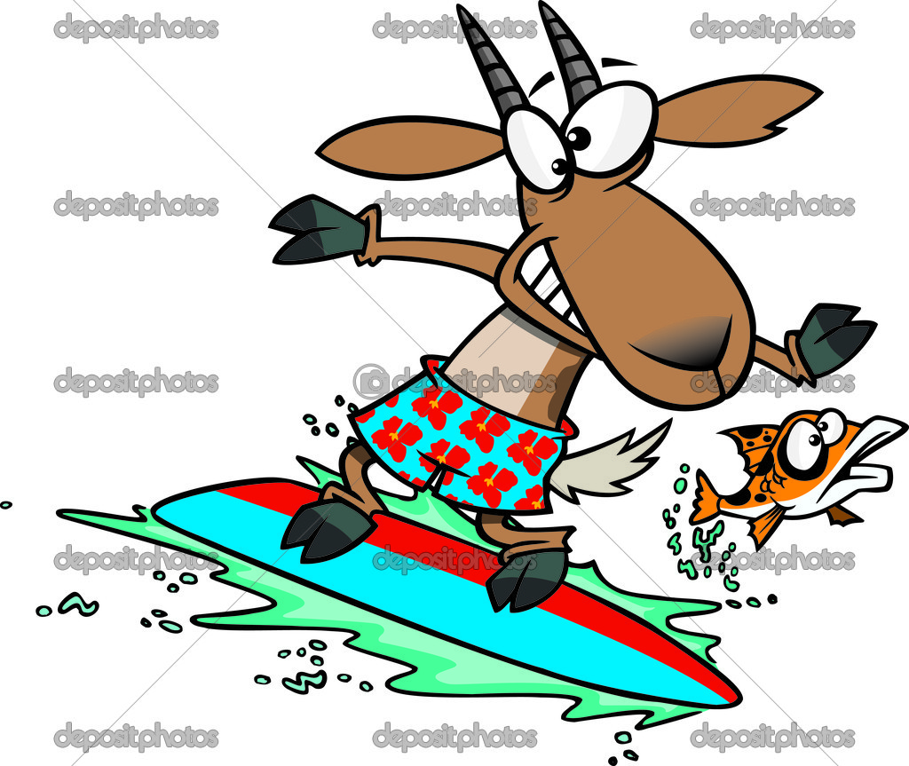 Surfing Clipart Clipart Fish Leaping Away From