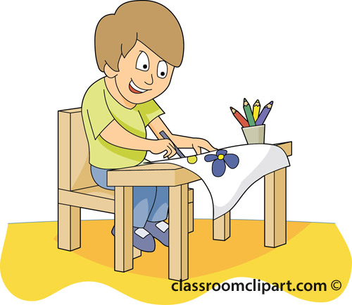     Working At Desk Clipart Displaying 19 Gallery Images For Kids Working