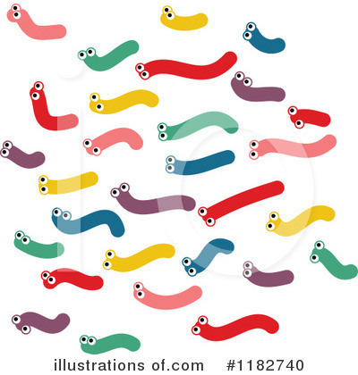 Worms Clipart  1182740   Illustration By Prawny