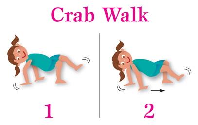 Better For Kids  Fun Activity  Crab Walk Relay  