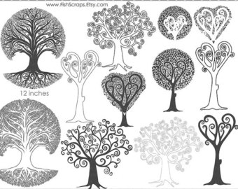 Big Family Tree Silhouette Images   Pictures   Becuo
