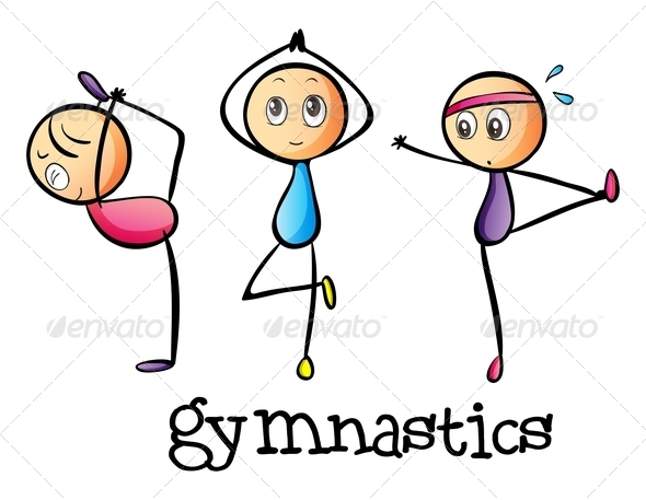 Gymnastics Clipart Silhouette   Tinkytyler Org   Stock Photos