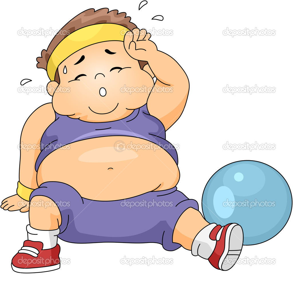 Overweight Boy Exercising   Stock Photo   Lenmdp  11128854