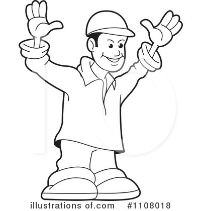 Royalty Free Rf Cheering Illustration By Lal Perera Stock Clipart
