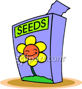 Seed Clipart Box Of Flower Seeds