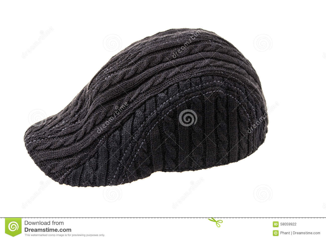 Wool Cap Isolated On A White Background 