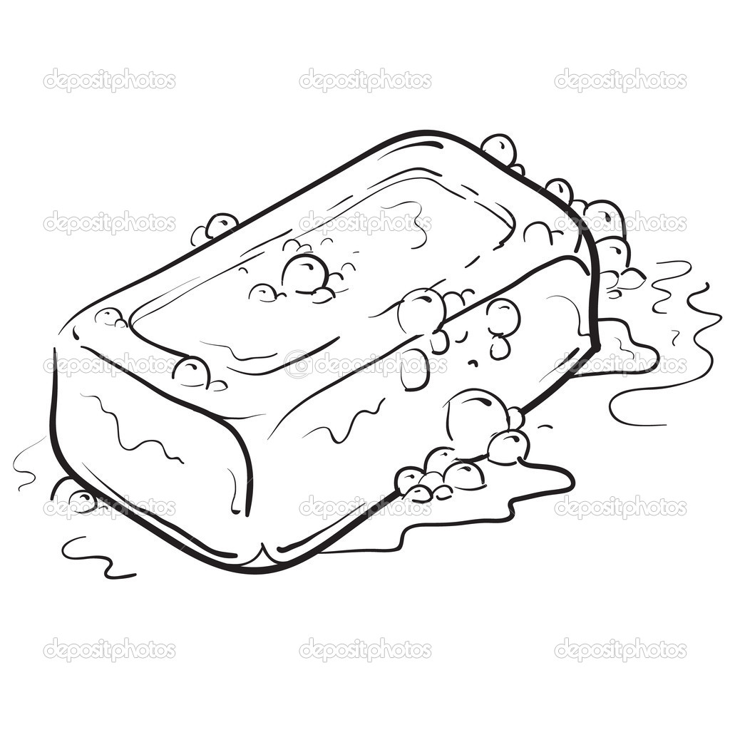 Bar Of Soap Sketch   Stock Vector   Lhfgraphics  14134872