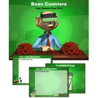 Bean Counters Powerpoint Template Powerpoint Template