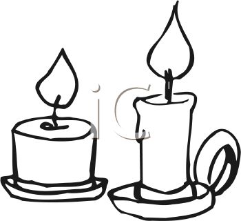 Candle Flame Clipart Black And White   Clipart Panda   Free Clipart